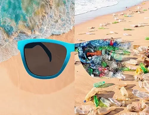 Make your own custom sunglasses from recycled plastic with FOS