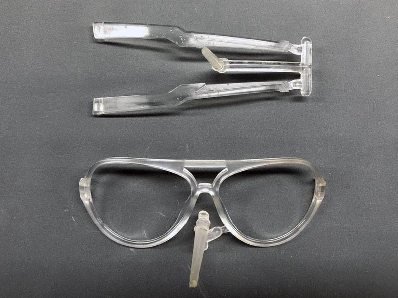 Injection molded glasses frames